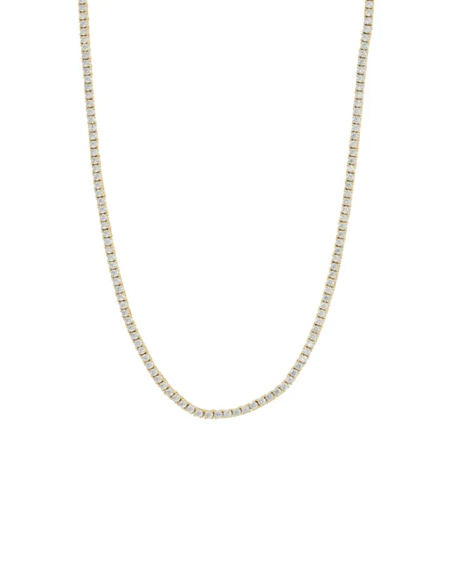 Tennis CZ Necklace | 3mm sold by Blue Ruby
