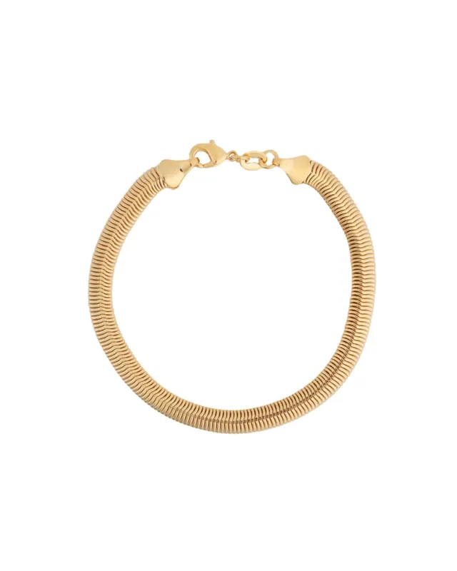 Flat Snake Bracelet | 5mm sold by Blue Ruby