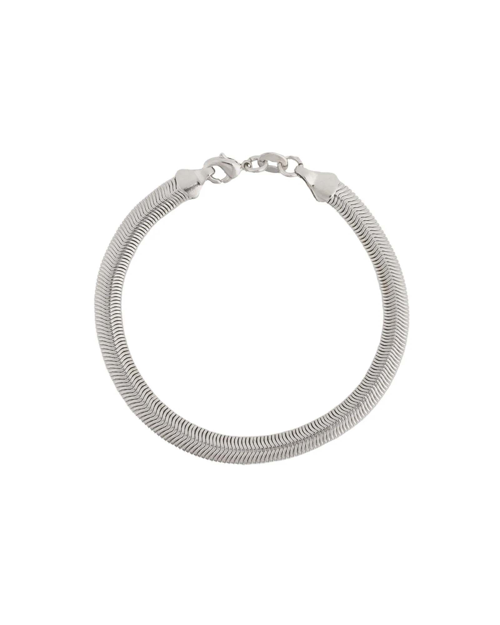 Flat Snake Bracelet | 5mm sold by Blue Ruby