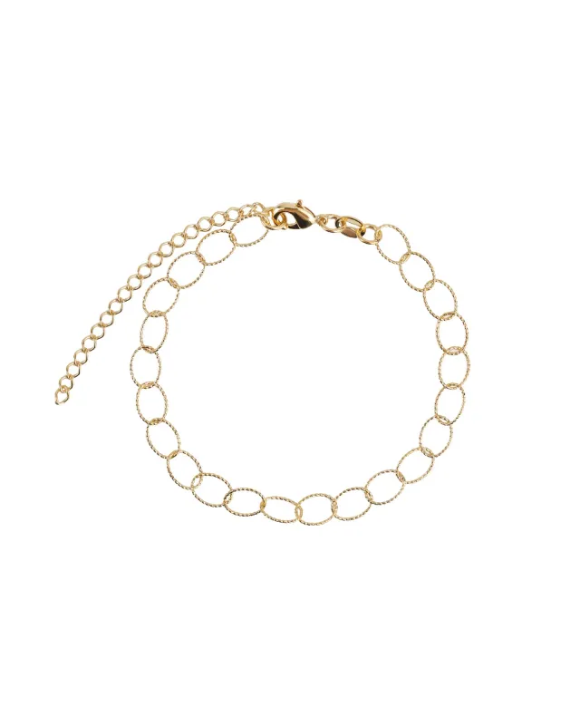 Oval Text Link Bracelet sold by Blue Ruby