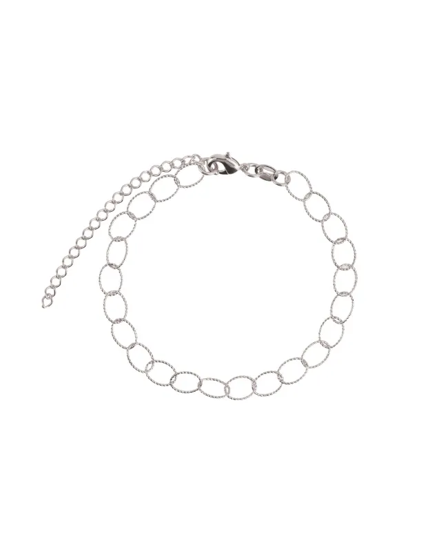 Oval Text Link Bracelet sold by Blue Ruby