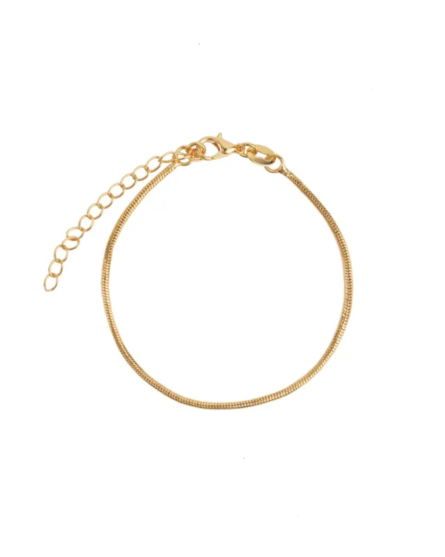 Snake Chain Bracelet | 1.5mm sold by Blue Ruby