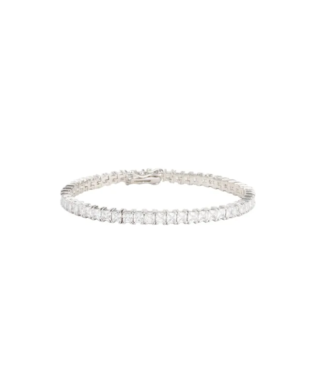 Square CZ Tennis Bracelet sold by Blue Ruby