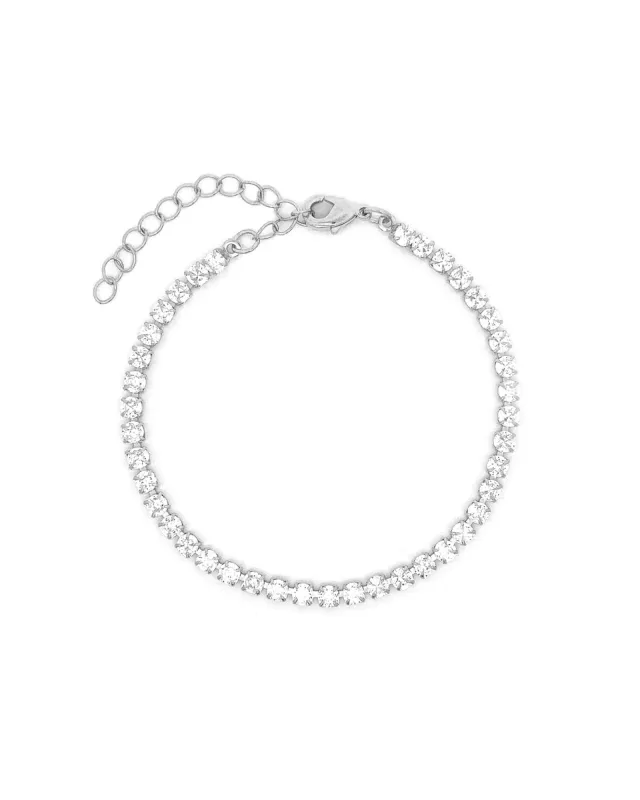 Tennis CZ Bracelet | 3mm sold by Blue Ruby