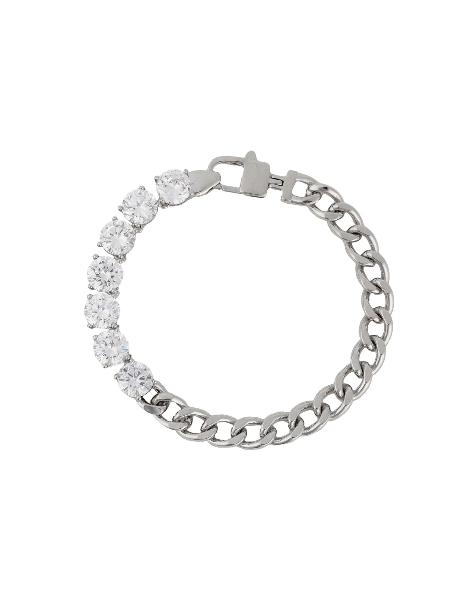 Cuban Link 7 CZ Bracelet sold by Blue Ruby