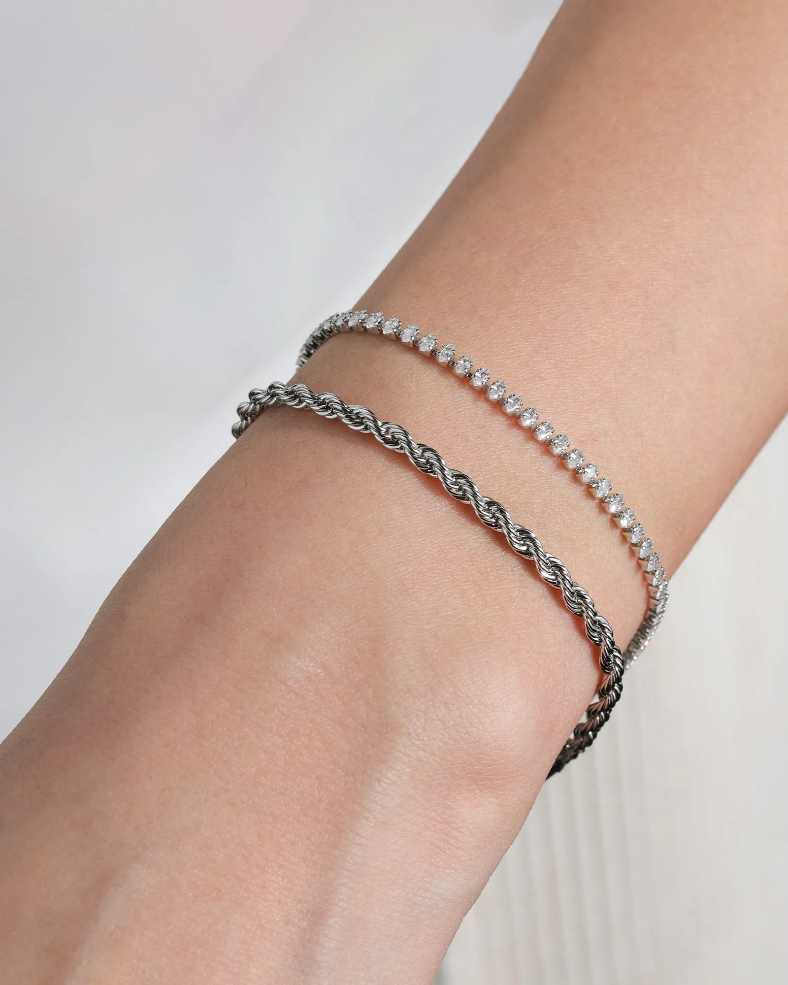 Marquise CZ Bracelet | 3mm sold by Blue Ruby product image thumbnail 2