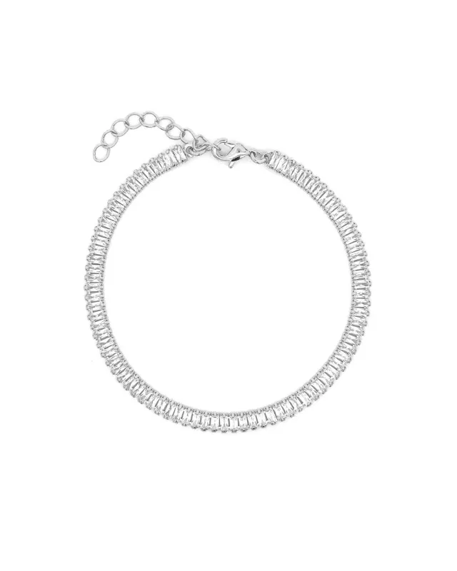 Baguette CZ Bracelet sold by Blue Ruby