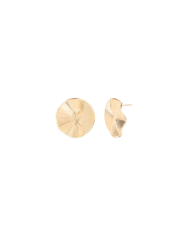 Sunburst Disc Studs sold by Blue Ruby
