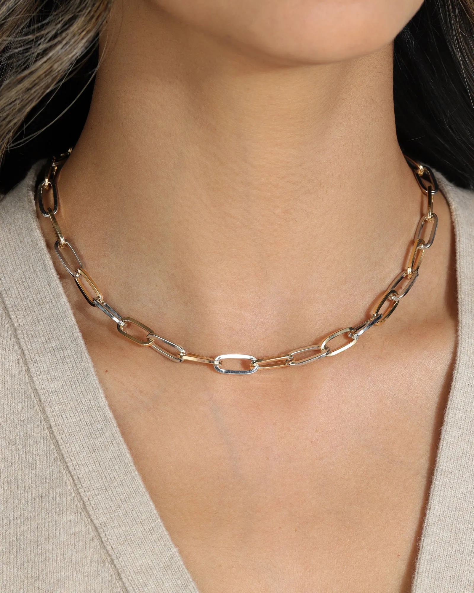 Paperclip Chain Necklace sold by Blue Ruby product image thumbnail 2