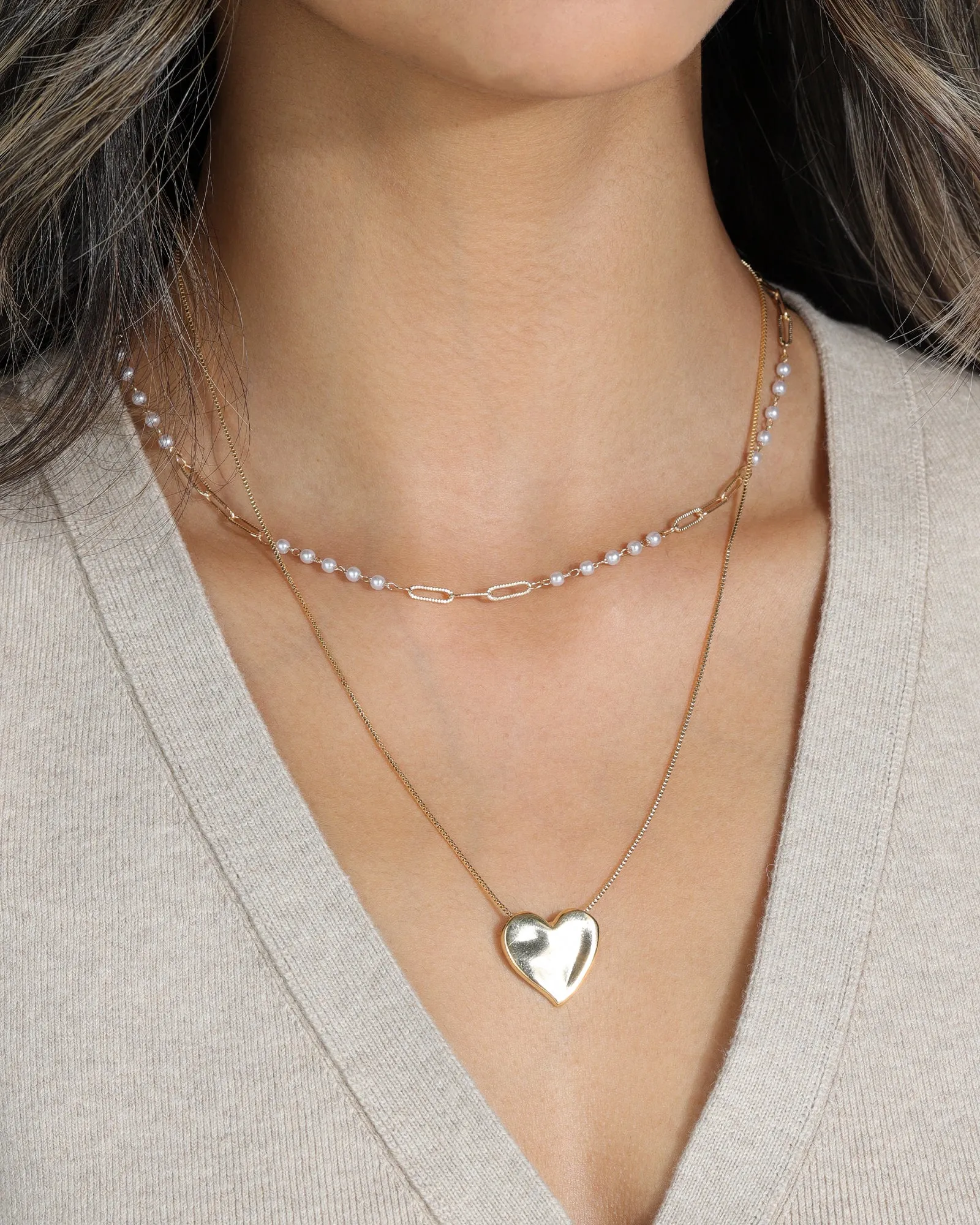 Heart Box Chain Necklace sold by Blue Ruby product image thumbnail 2