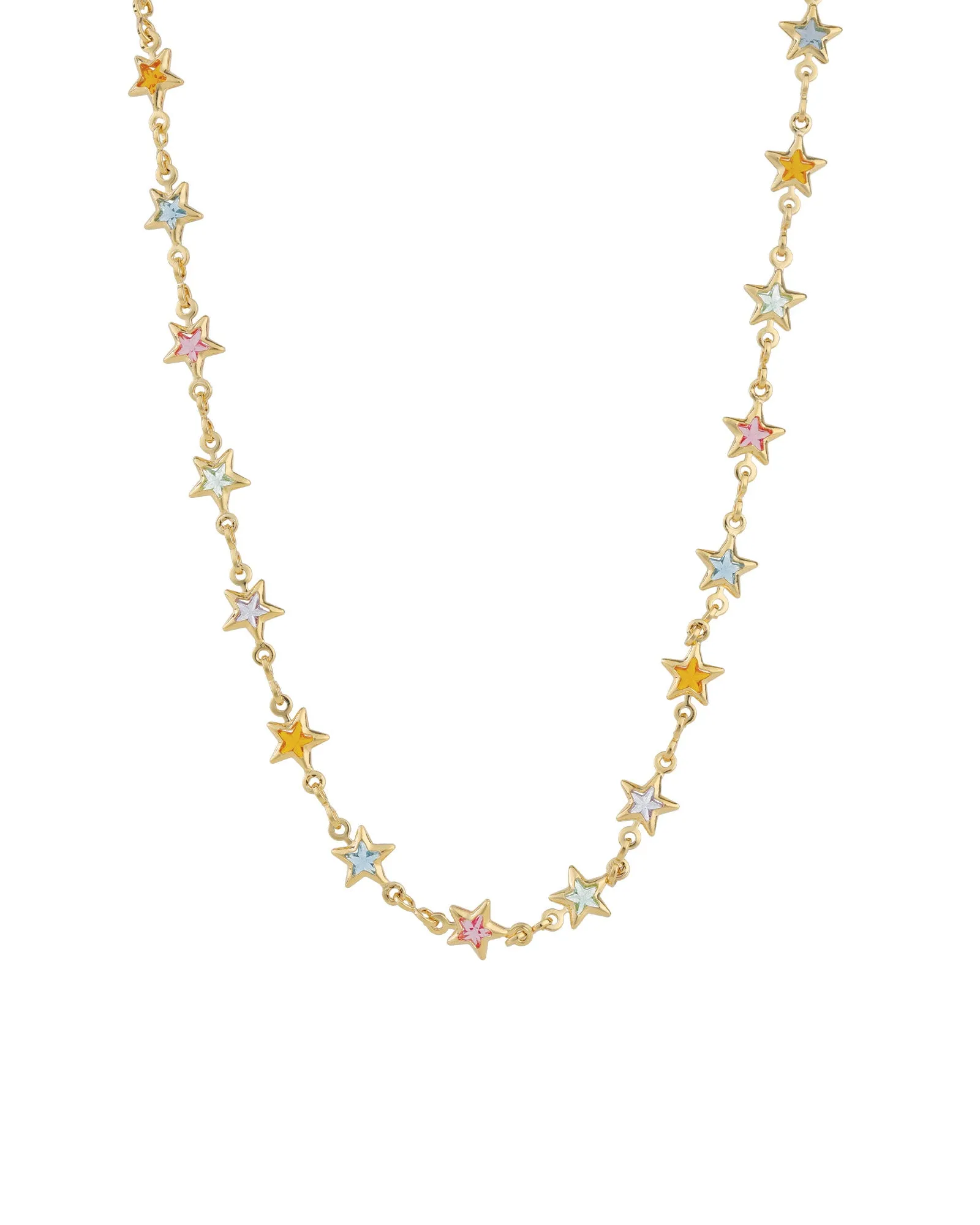 Star Mix CZ Necklace sold by Blue Ruby