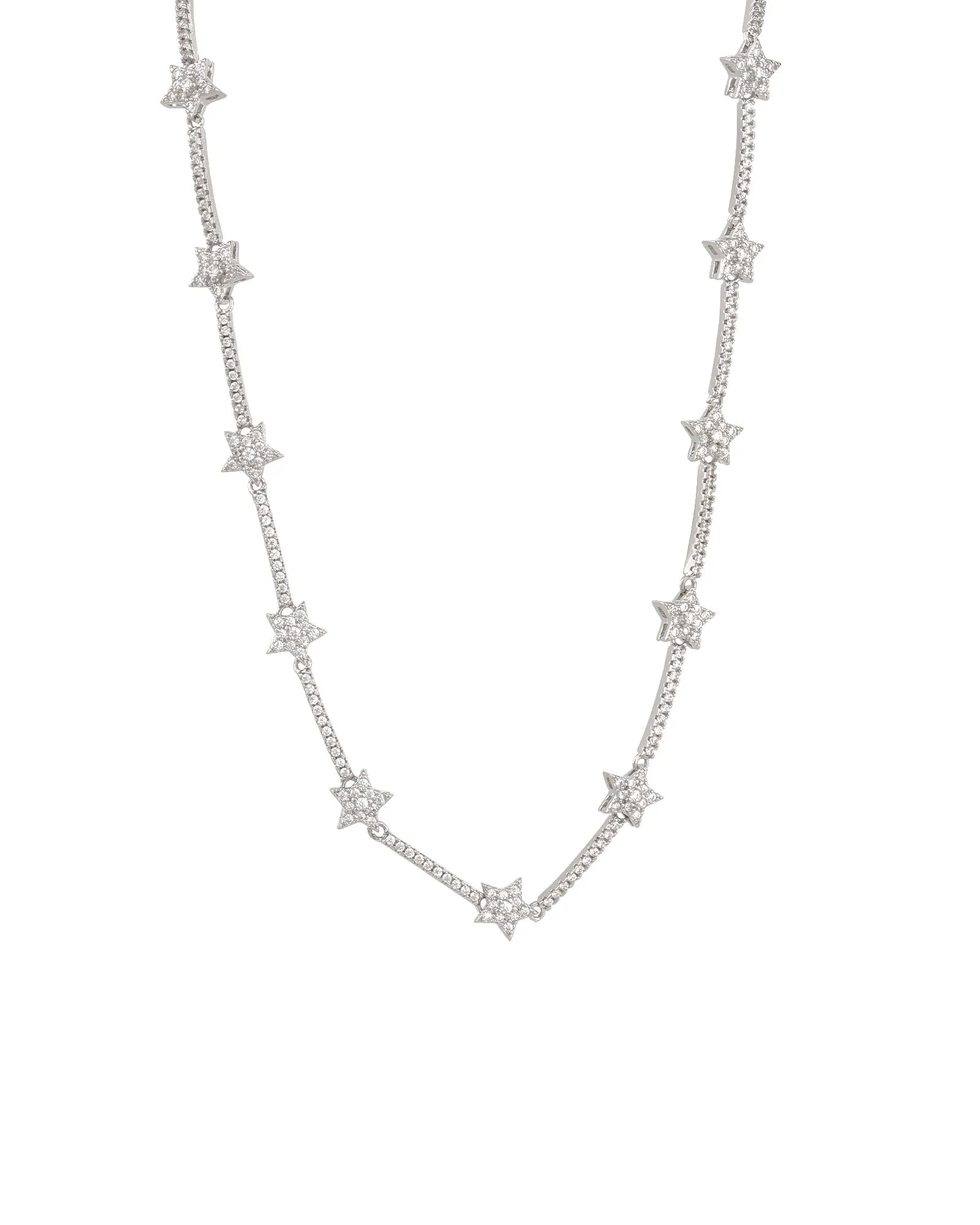 Star Pavé CZ Necklace sold by Blue Ruby