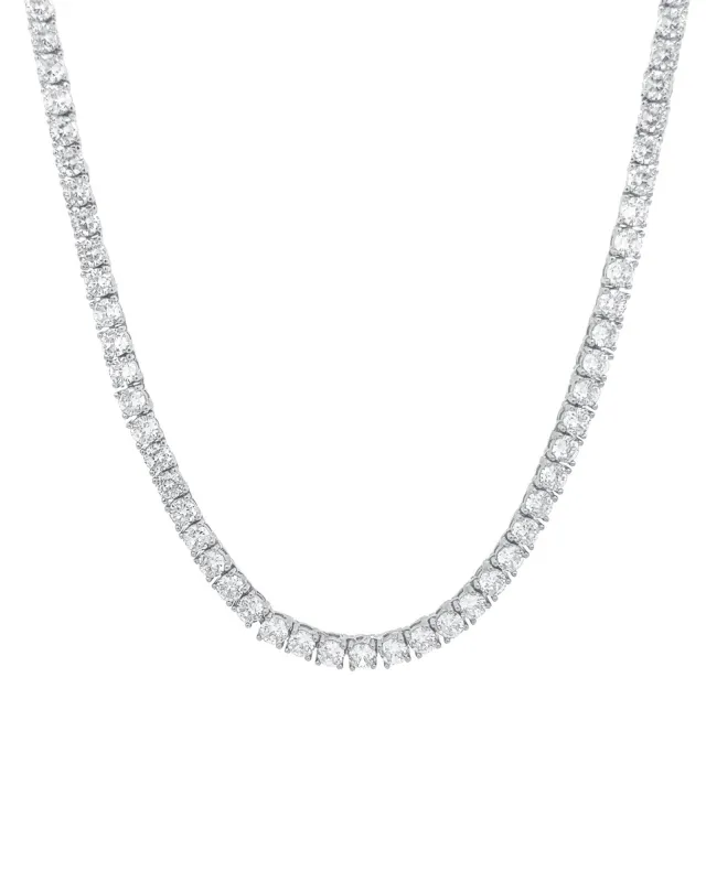 Tennis CZ Necklace | 4mm sold by Blue Ruby