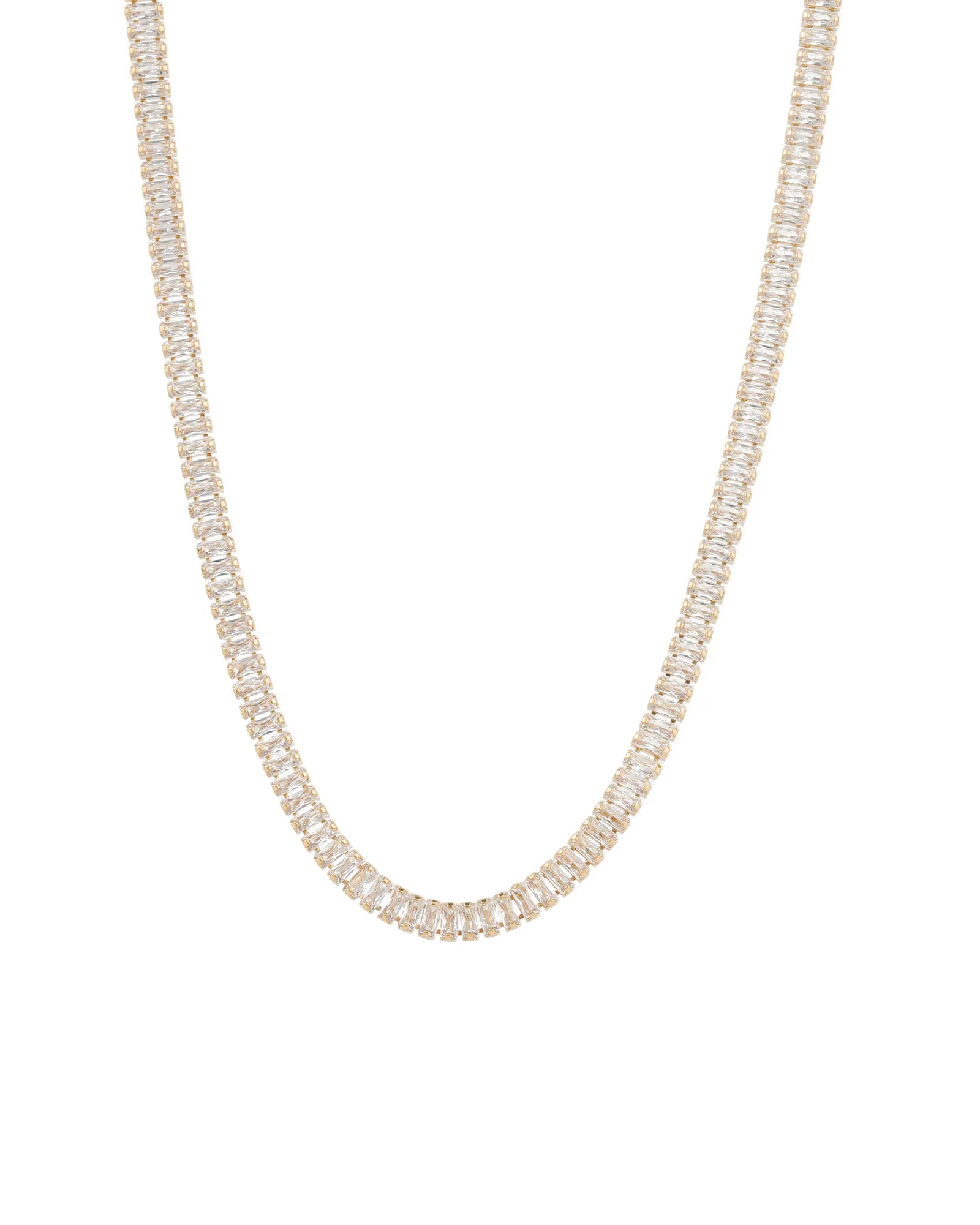 Baguette CZ Necklace | 4mm sold by Blue Ruby