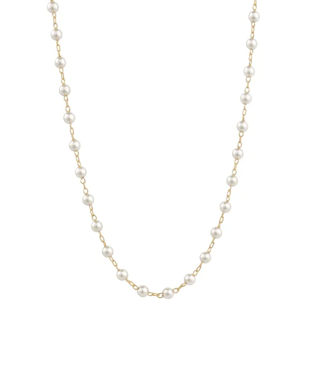 Pearl Station Necklace sold by Blue Ruby
