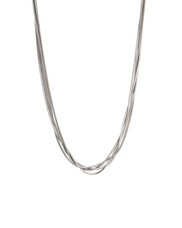 4 Row Snake Chain Necklace sold by Blue Ruby