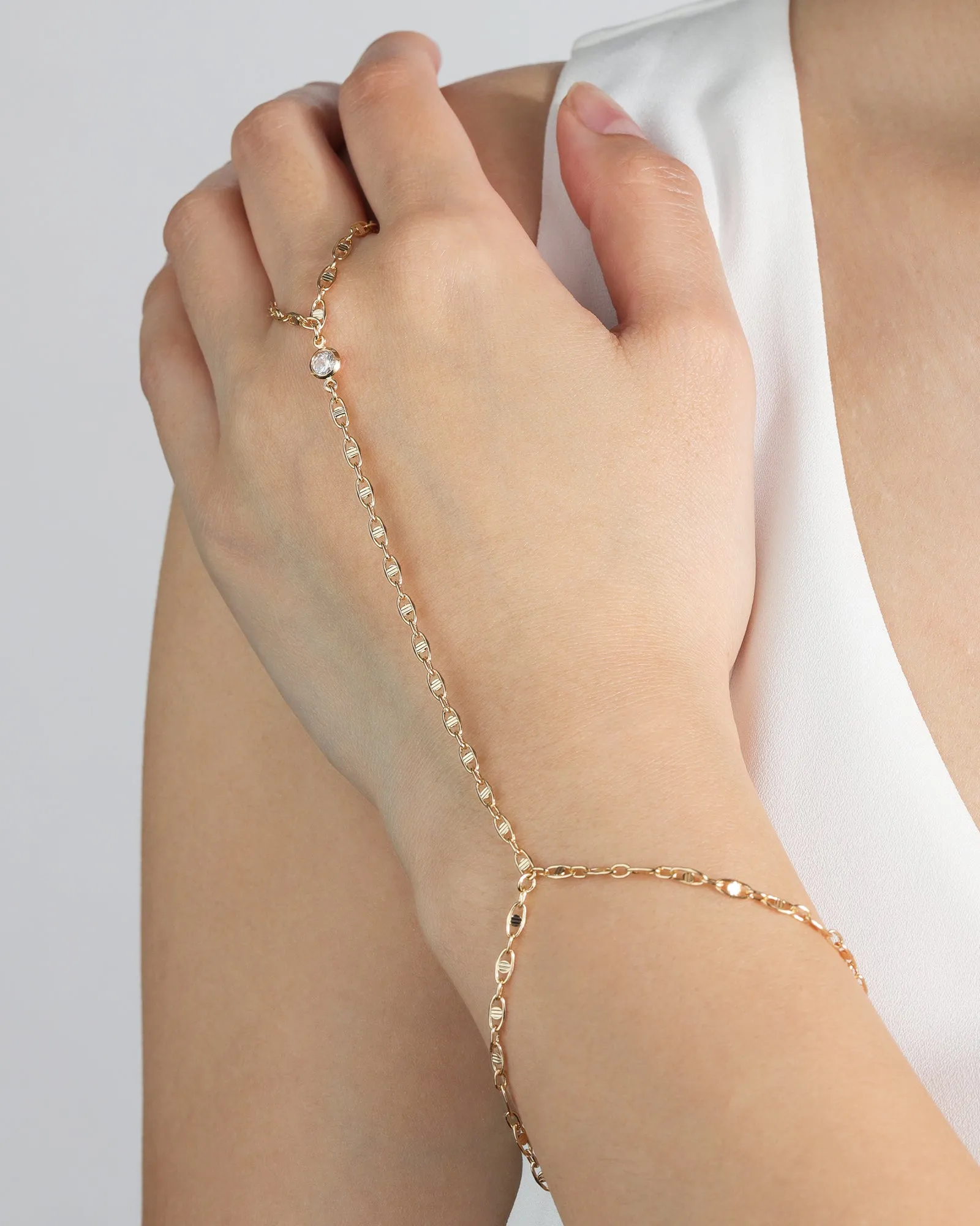 Mariner Hand Chain Bracelet sold by Blue Ruby product image thumbnail 2