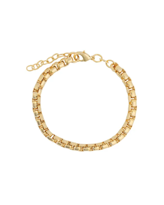 Square Link Bracelet | 5mm sold by Blue Ruby