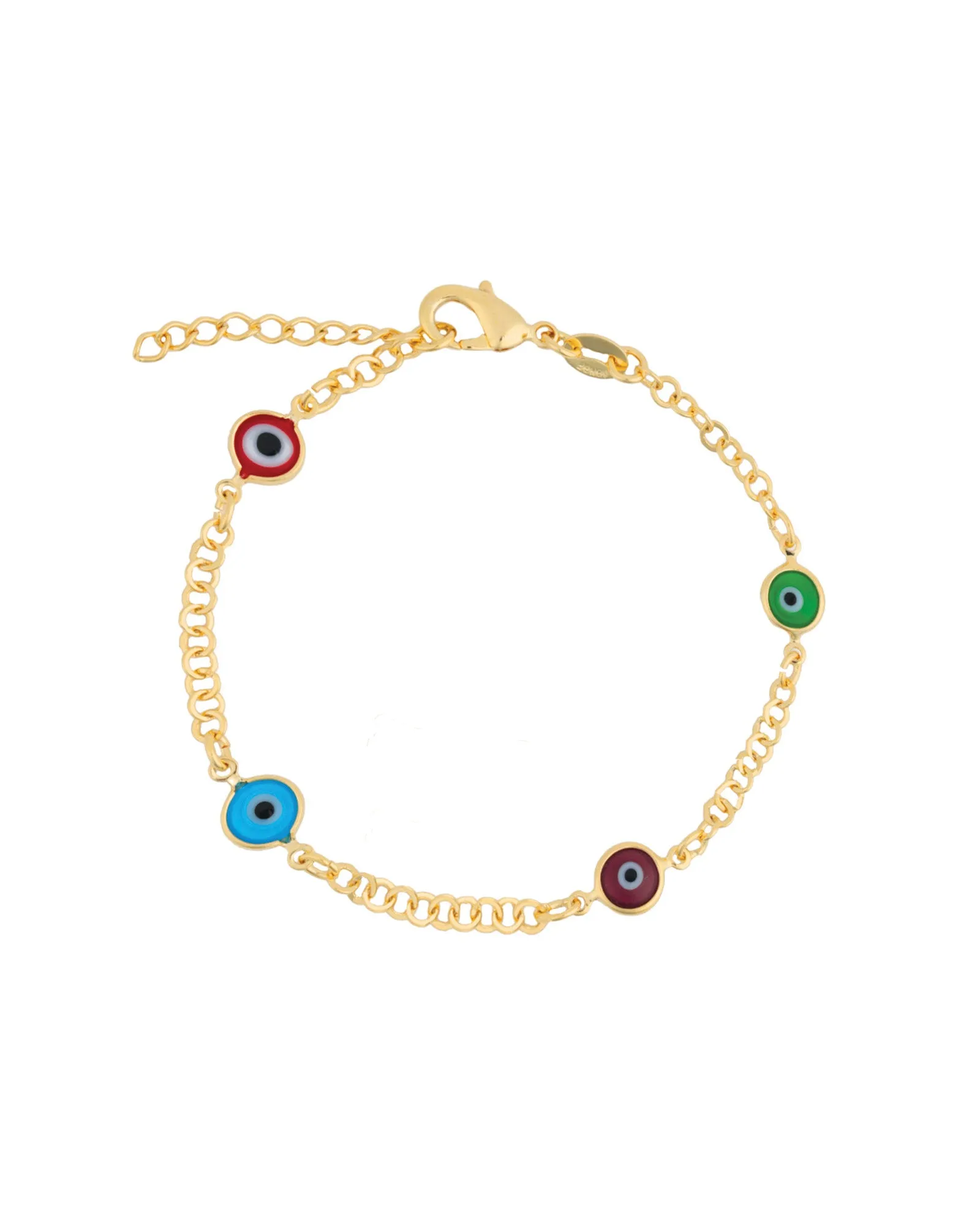 Evil Eye Mix Station Bracelet sold by Blue Ruby