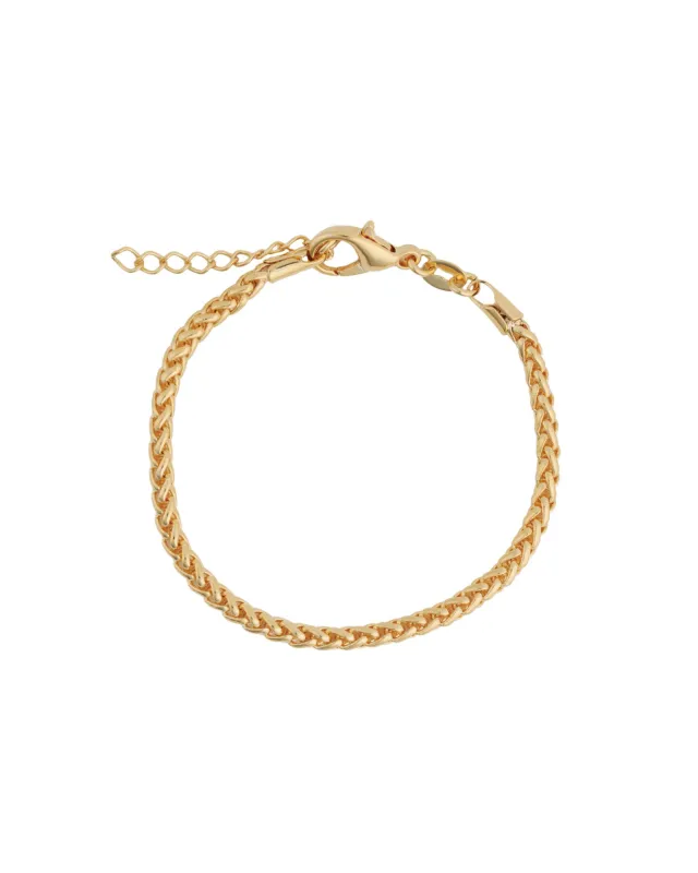 Wheat Chain Bracelet | 3mm sold by Blue Ruby