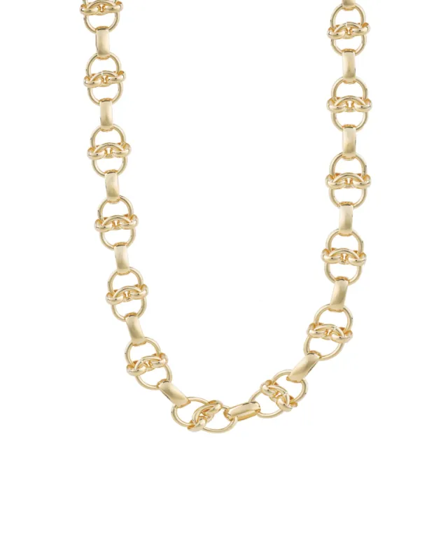 Rolo Mix Link Necklace sold by Blue Ruby