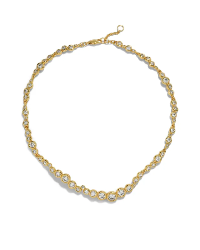 Asterales Gold Riviera Necklace made by Alexis Bittar
