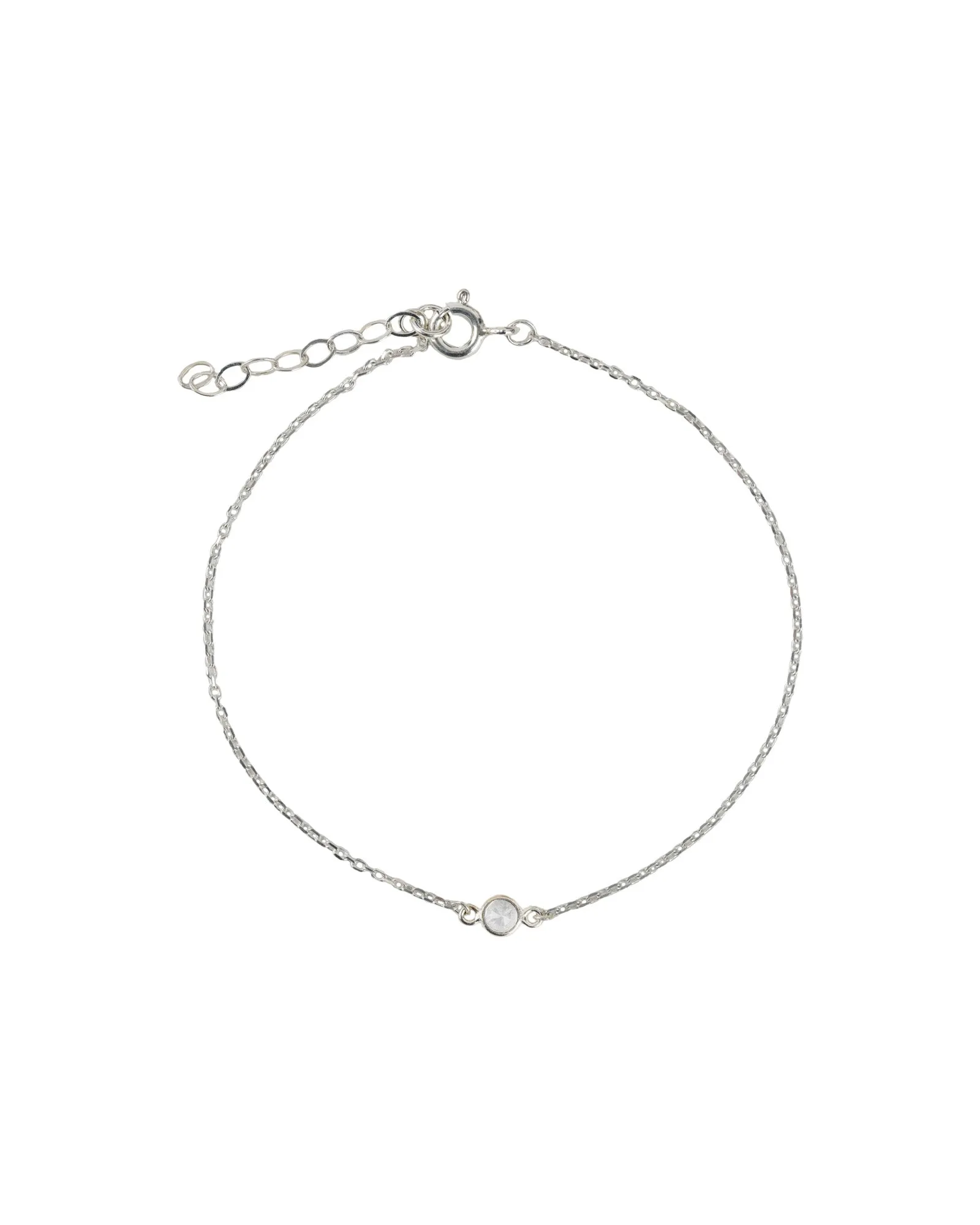 Single 3mm CZ Bracelet sold by Blue Ruby