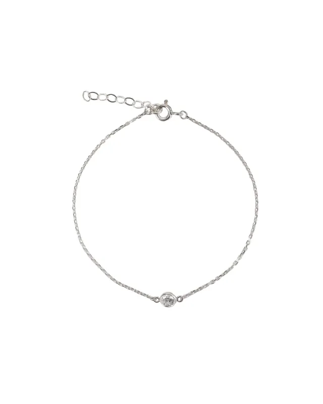 Single 4mm CZ Bracelet sold by Blue Ruby