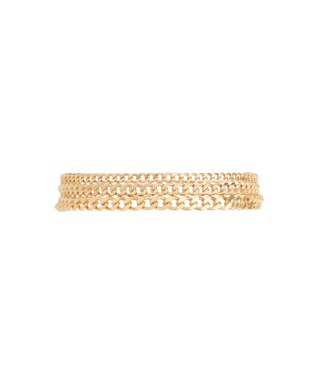 Cuban Link 3 Row Bracelet sold by Blue Ruby