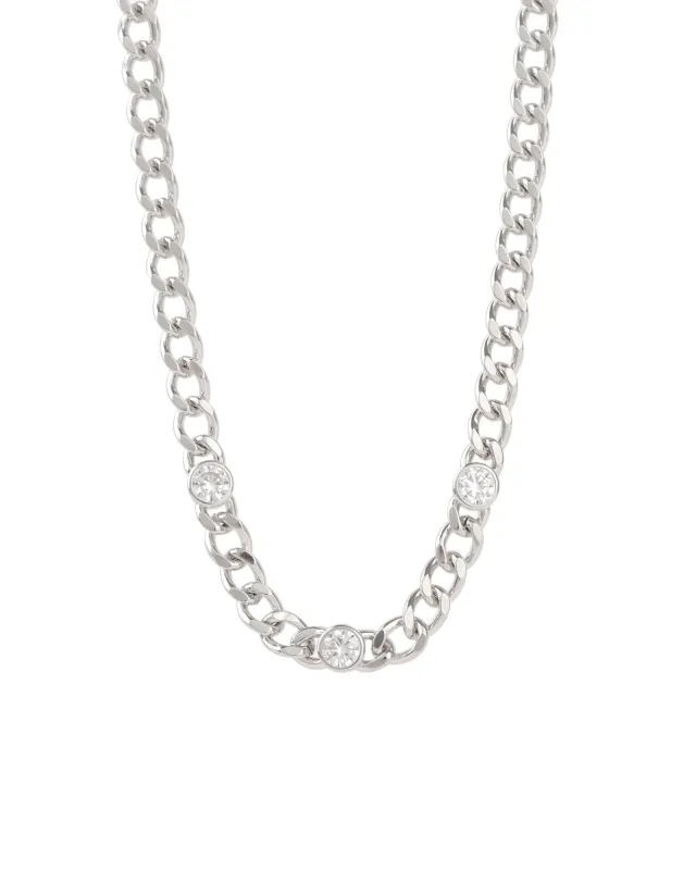 Cuban Link 3 CZ Necklace | 7mm sold by Blue Ruby