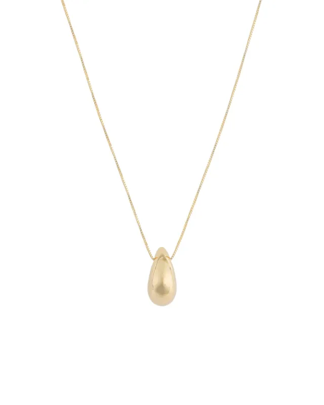 Medium Teardrop Box Chain Necklace sold by Blue Ruby