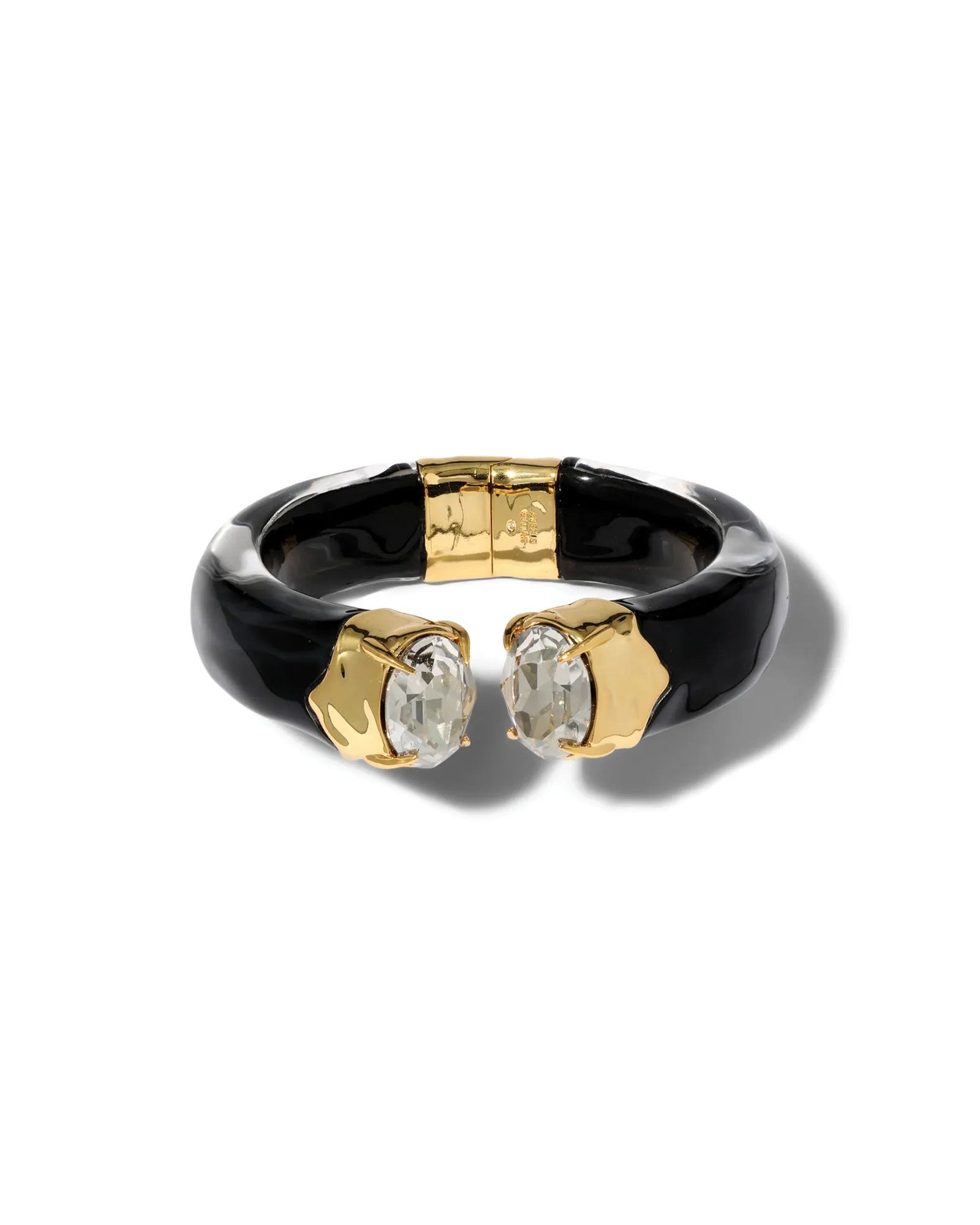 BonBon Crystal Lucite Hinge Bracelet sold by Blue Ruby