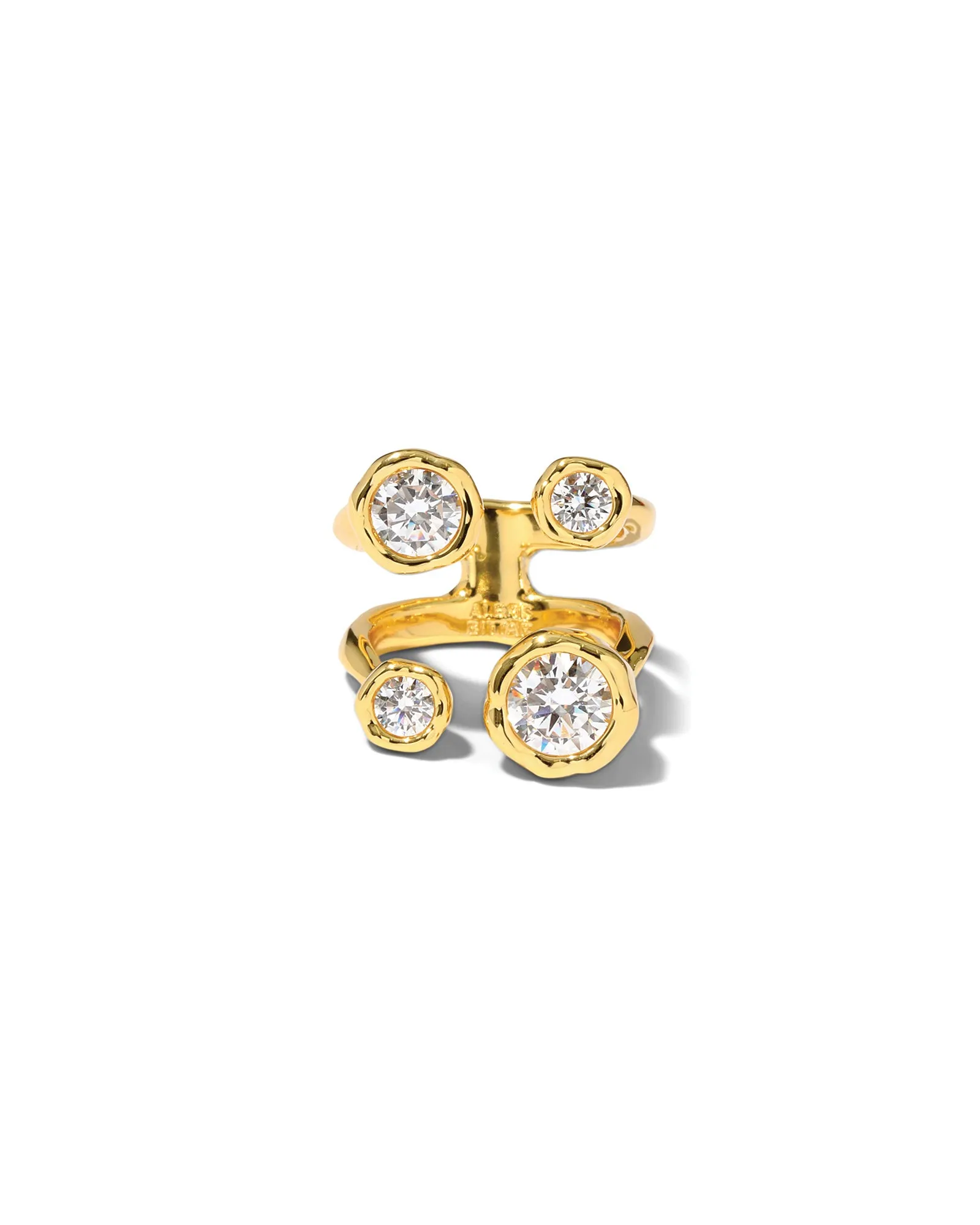 Asterales Gold Open Ring sold by Blue Ruby product image thumbnail 3