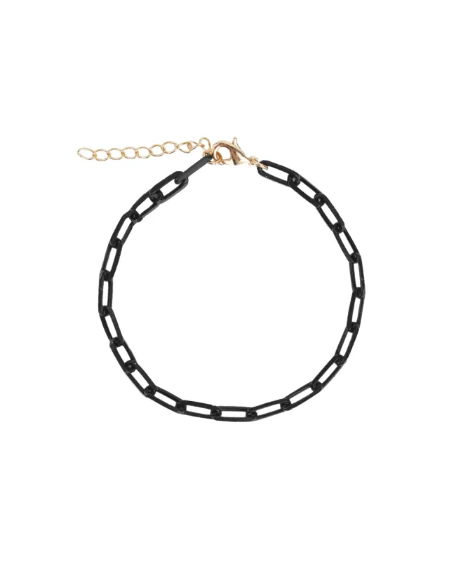 Paperclip Enamel Bracelet | 3mm sold by Blue Ruby