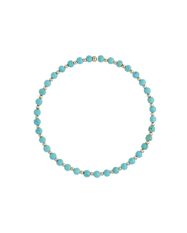 Mixed Beaded Stone Bracelet | 3mm sold by Blue Ruby