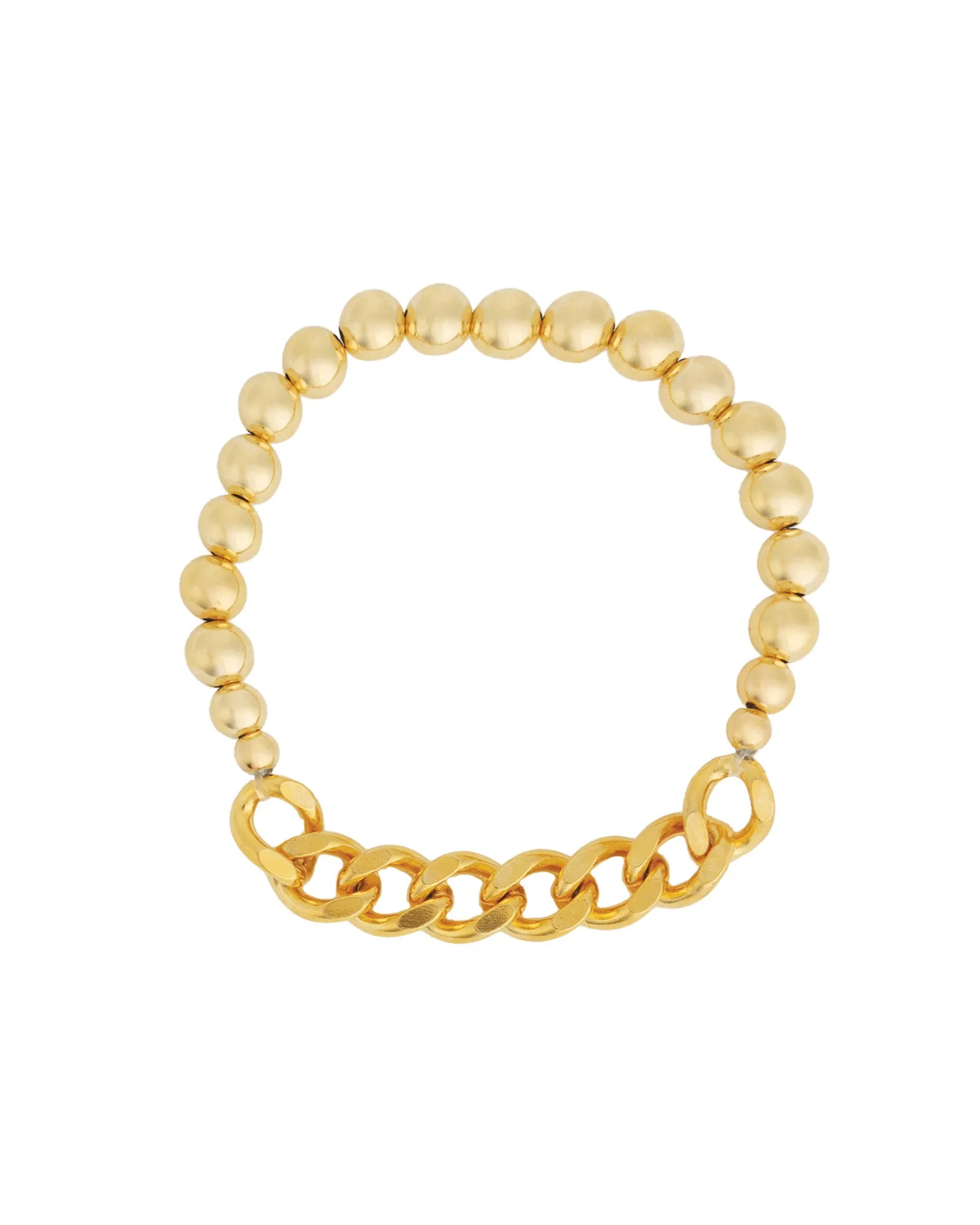 Beaded & Chain Bracelet | 6mm sold by Blue Ruby