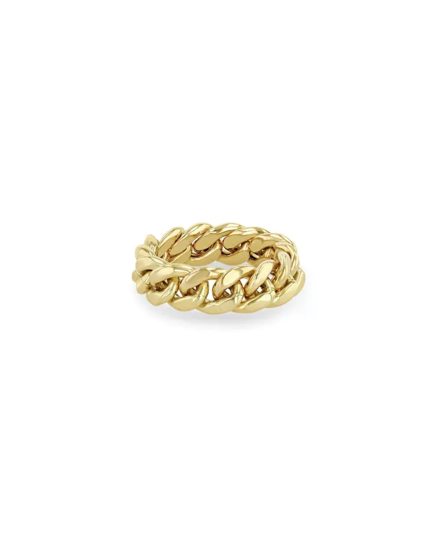 Large Curb Chain Ring sold by Blue Ruby