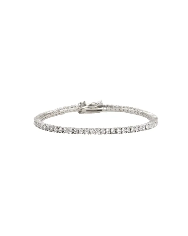 Tennis 4 Prong Bracelet | 3mm sold by Blue Ruby