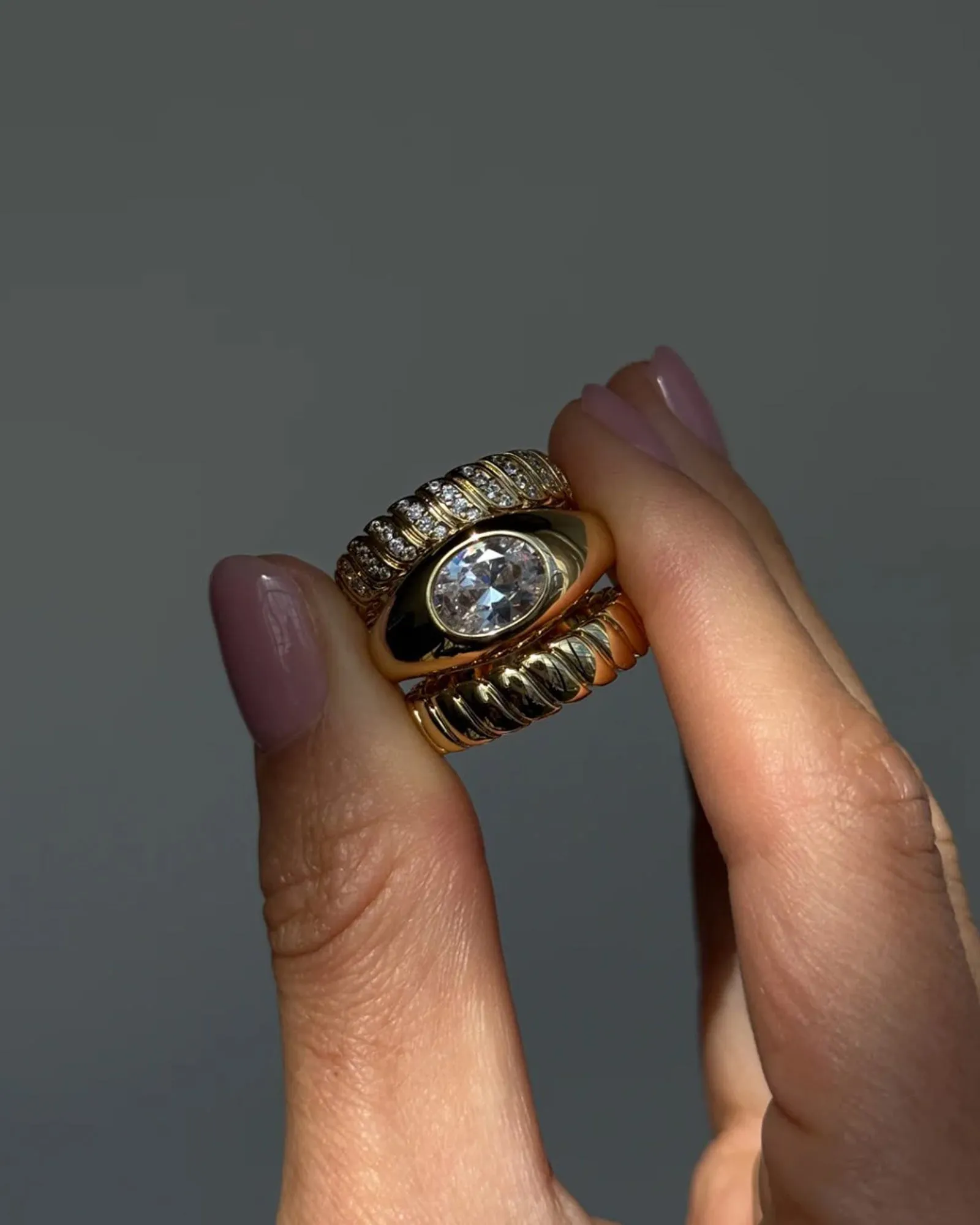 Oval Orbit Bezel Ring sold by Blue Ruby product image thumbnail 2