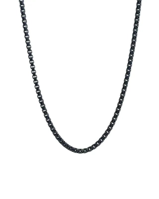 3mm Box Enamel Necklace sold by Blue Ruby
