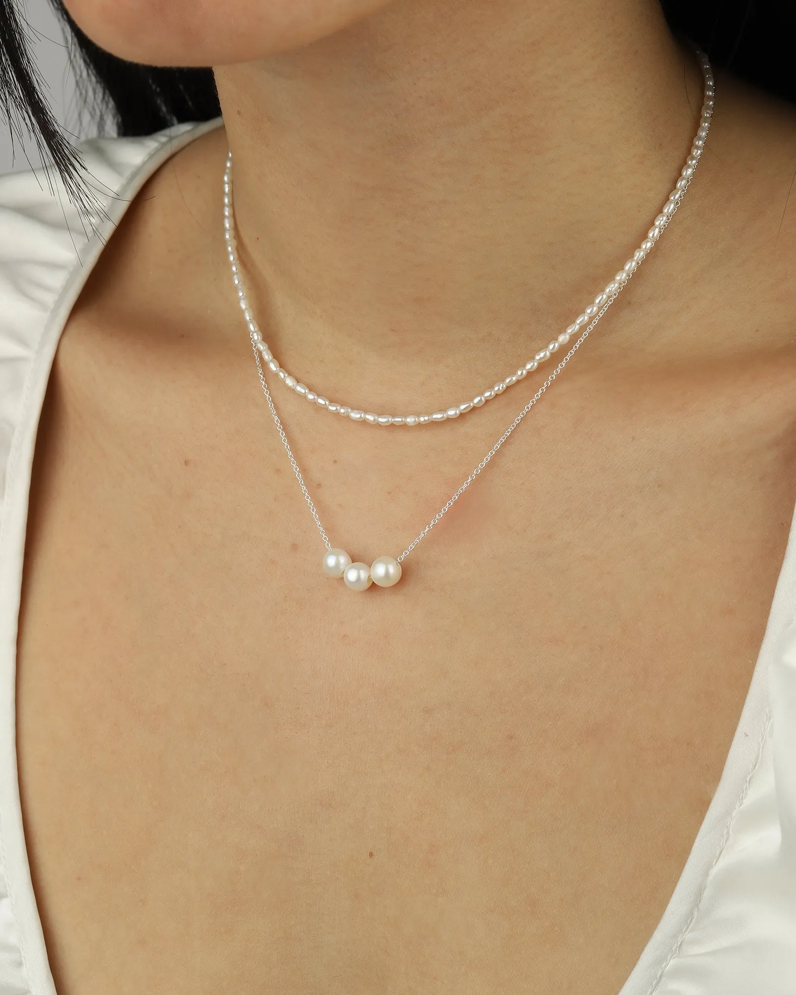 Rice Pearl Necklace sold by Blue Ruby product image thumbnail 2
