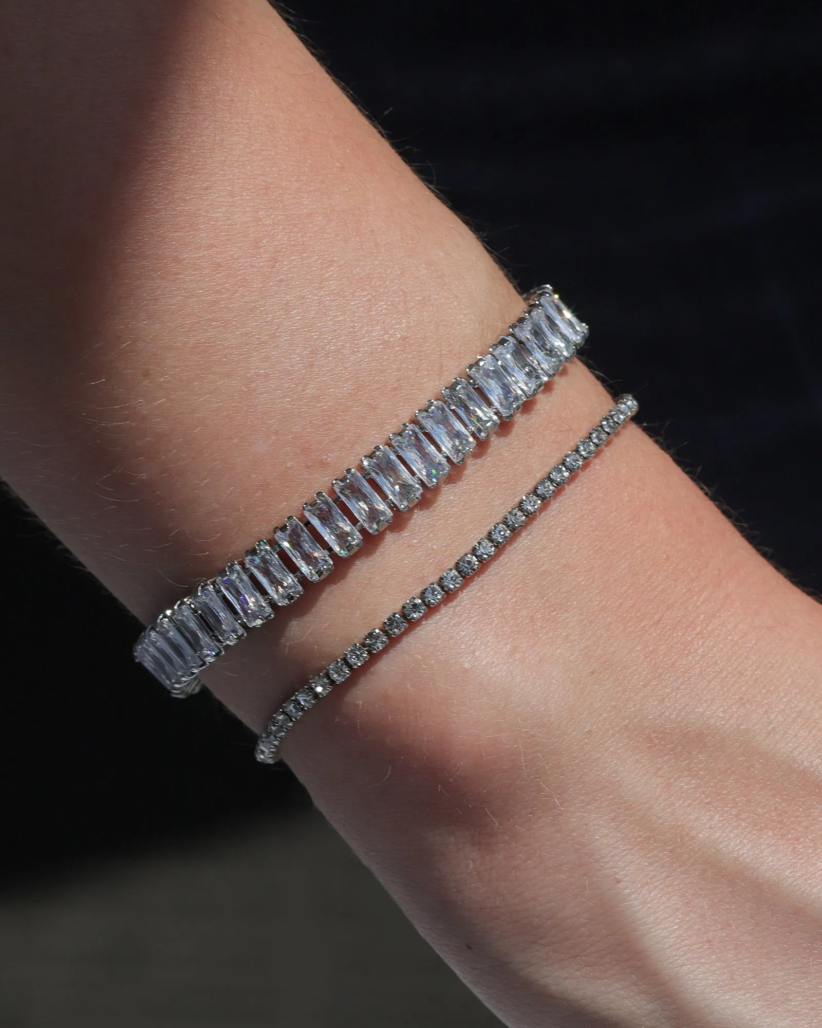 Crystal Pull Bracelet | 2mm sold by Blue Ruby product image thumbnail 2