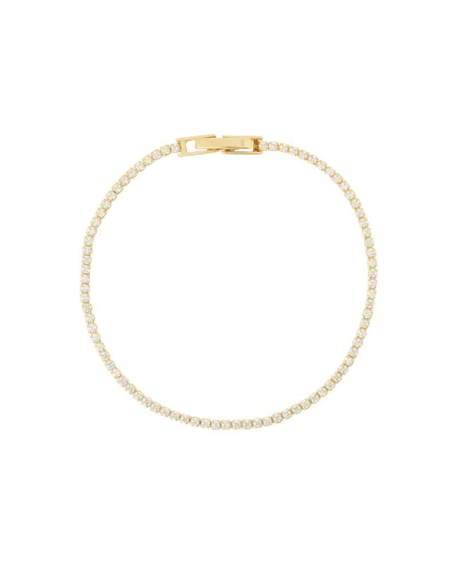 Round Crystal Tennis Bracelet | 1.75mm sold by Blue Ruby
