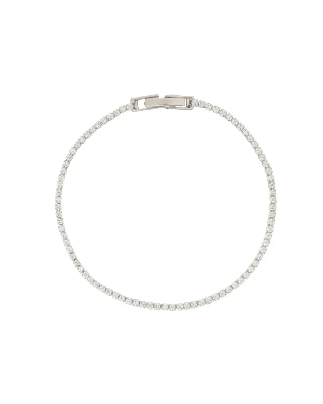 Round Crystal Tennis Bracelet | 1.75mm sold by Blue Ruby