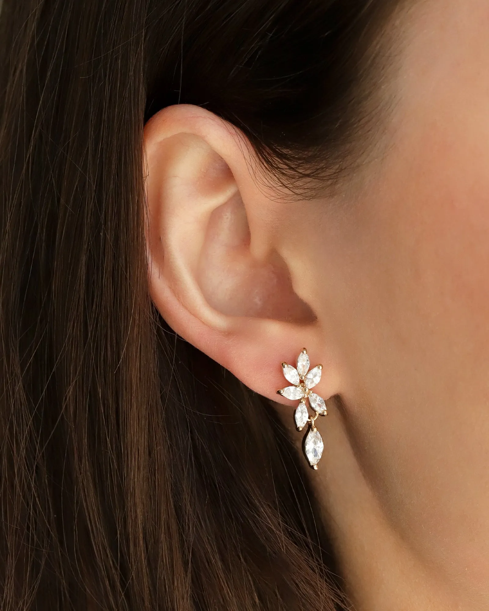 Multi Marquise Drop Earrings sold by Blue Ruby product image thumbnail 2