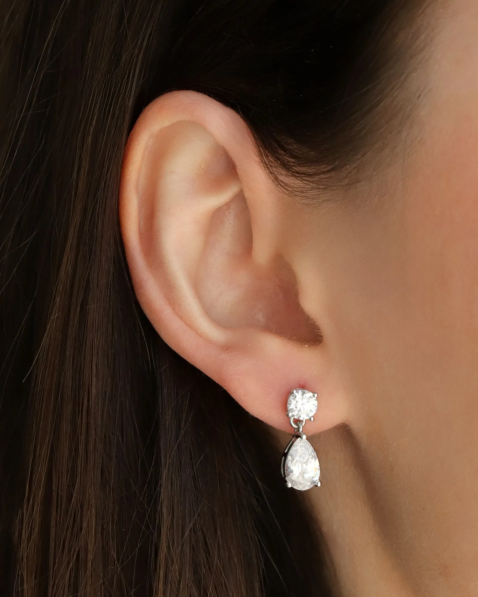 Small Round + Teardrop Earrings sold by Blue Ruby product image thumbnail 2