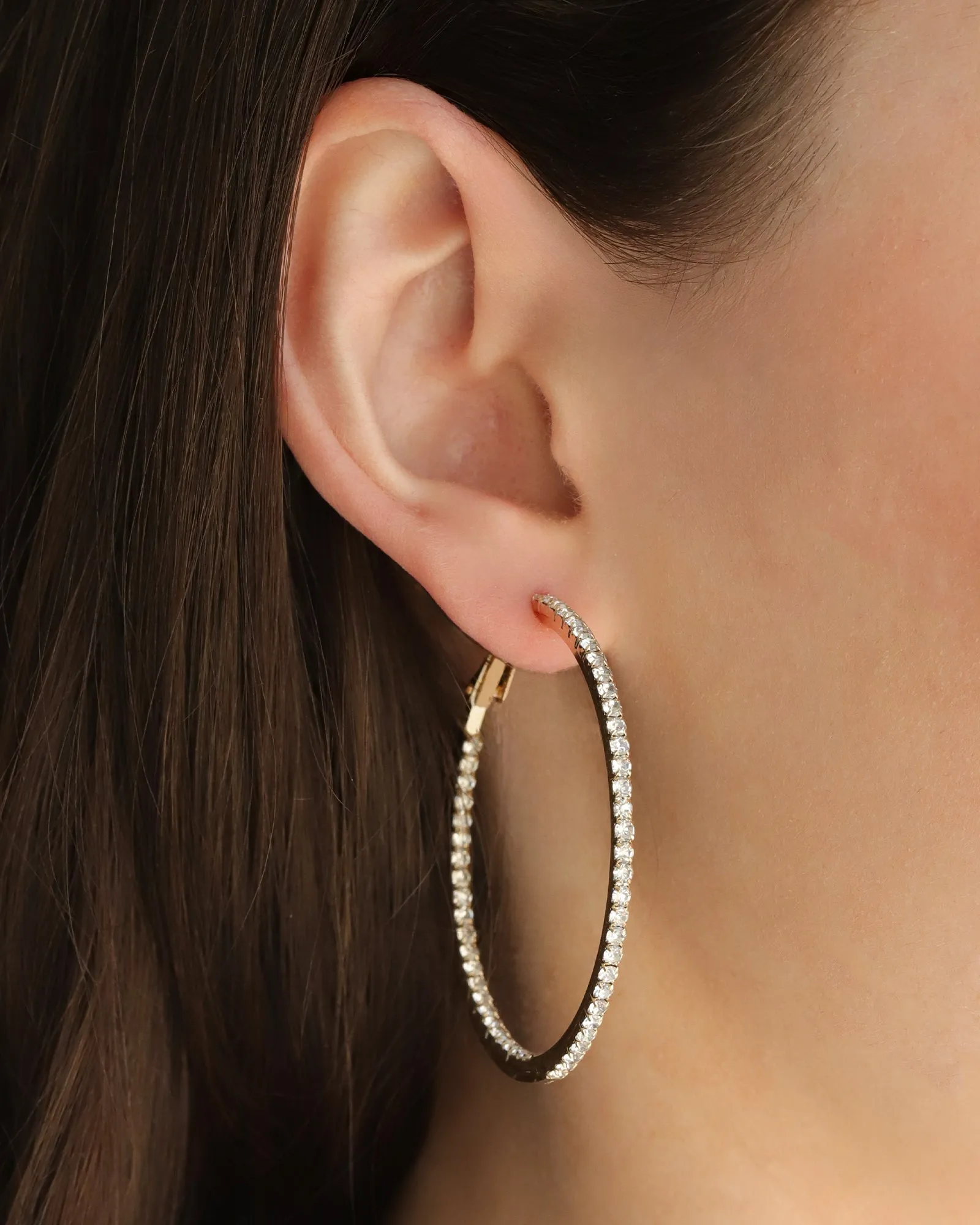 Double Vision Hoops | 50mm sold by Blue Ruby product image thumbnail 2