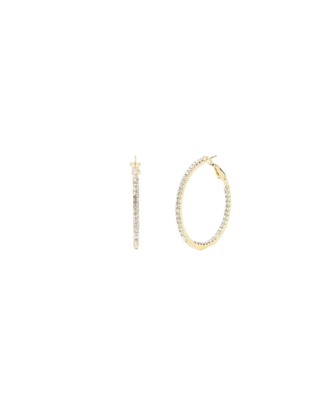 Double Vision Hoops | 40mm sold by Blue Ruby