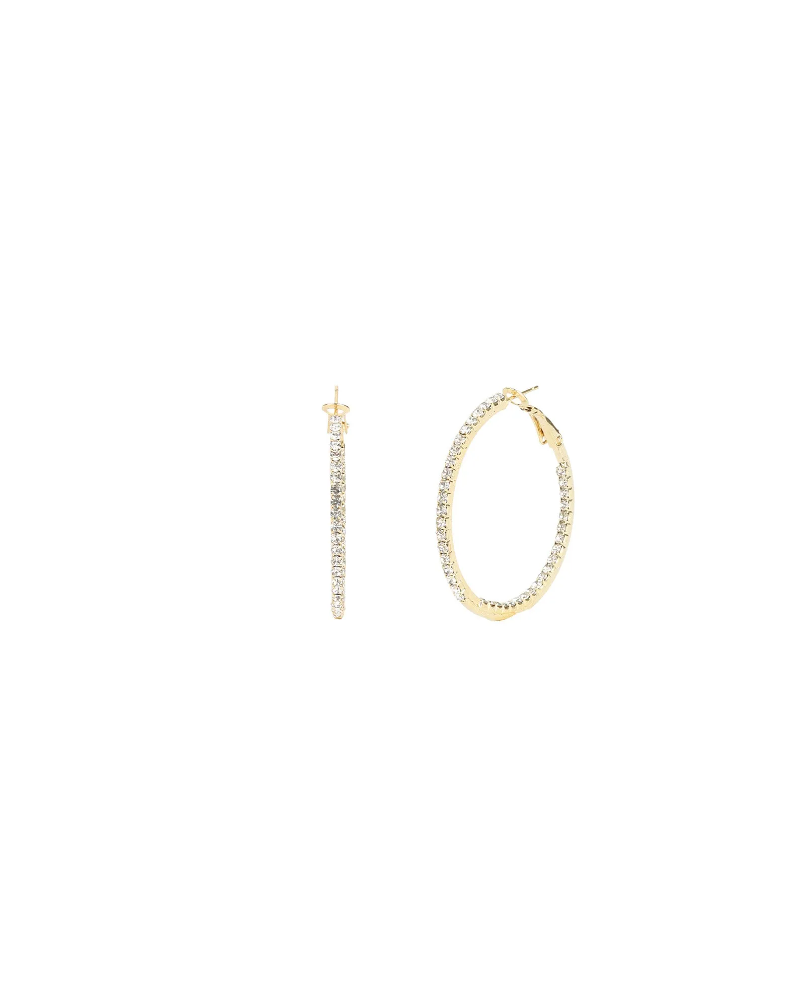 Double Vision Hoops | 40mm sold by Blue Ruby