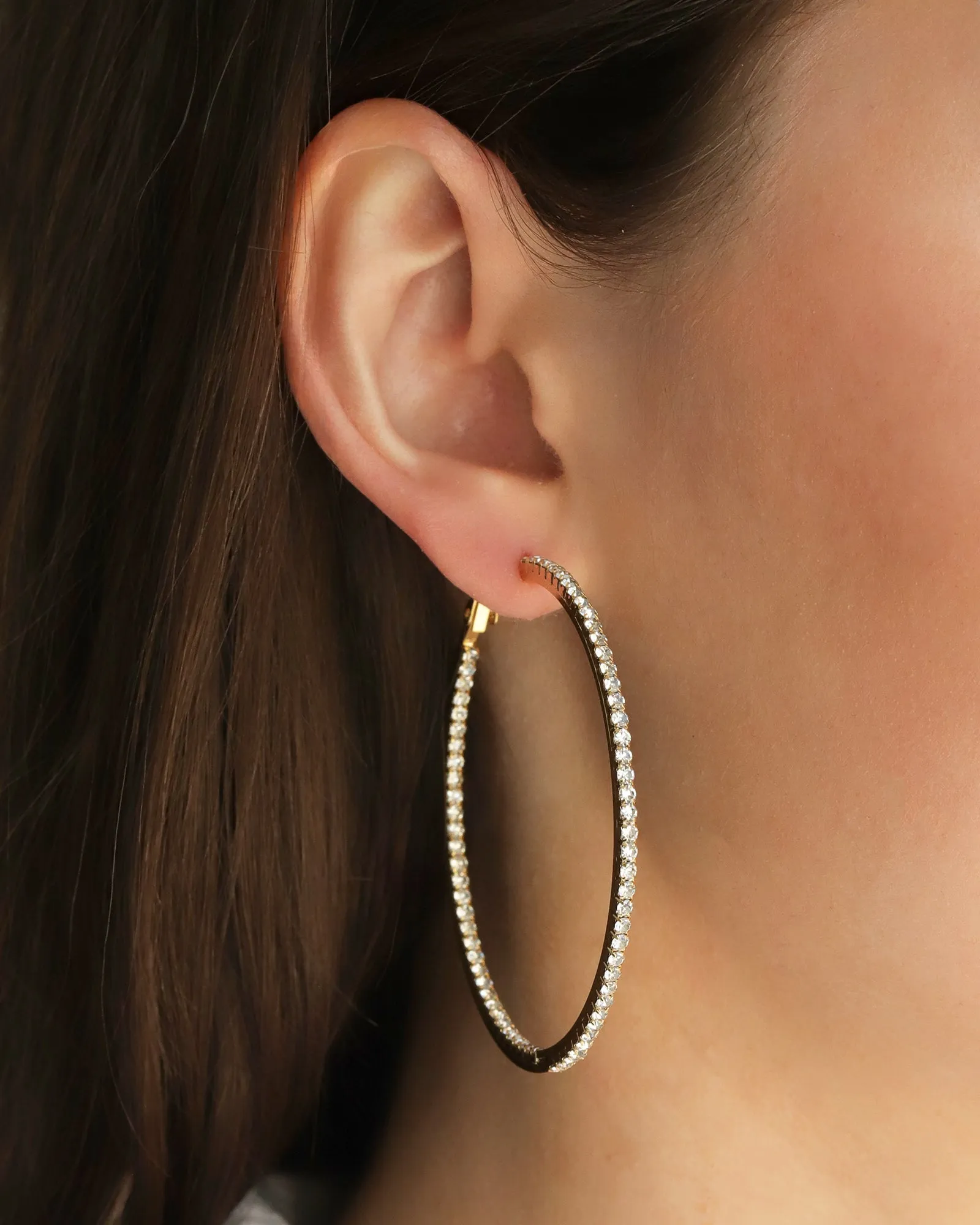 Double Vision Hoops | 60mm sold by Blue Ruby product image thumbnail 2